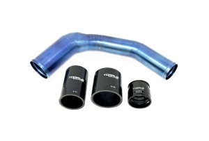 Subaru Ascent Performance Air Intake - Torque Solution - Titanium Top Mount Charge Pipe - Burnt Blue - `19-`23